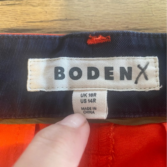 Boden Womens Vibrant Red Chinos Pant 14 Preloved - Picture 2 of 7